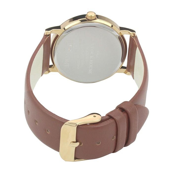 ザ・クロックハウス MUD5001-WH2B ユニバーサルデザイン メンズ 腕時計 クオーツ 茶レザー ホワイト ユーディー ユニセックス | THE CLOCK HOUSE | 04