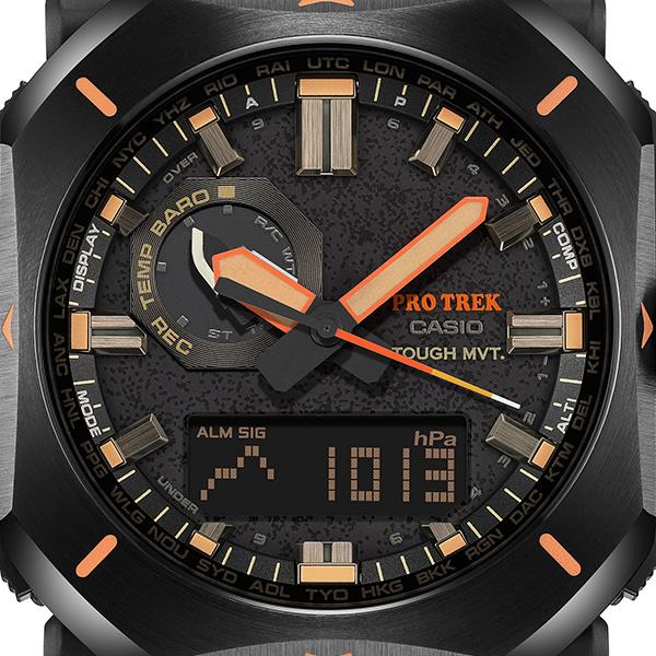 プロトレック クライマーライン PRW-6900シリーズ PRW-6900YL-5JF メンズ 腕時計 電波ソーラー バイオマスプラスチック 国内正規品 カシオの画像