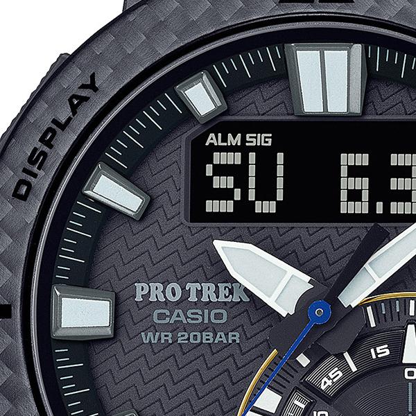 PRO TREK プロトレック アングラーライン カーボンベゼル搭載 PRO TREK プロトレック アングラーライン カーボンベゼル搭載