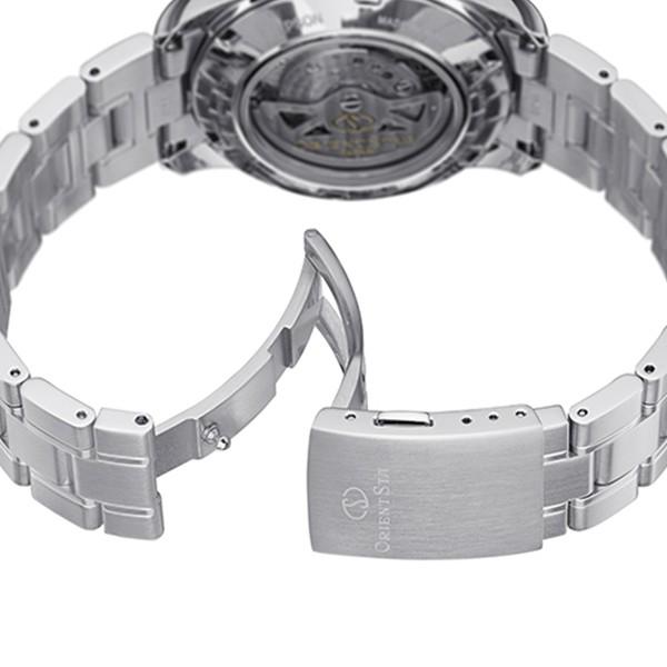 オリエントスター セミスケルトン RK-AT0004S メンズ 腕時計 機械式 自動巻き メタル ホワイト オープンハート｜theclockhouse｜04