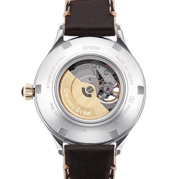 オリエントスター クラシック セミスケルトン ペアモデル RK-ND0010G レディース 腕時計 機械式 自動巻き レザーバンド オープンハートの画像