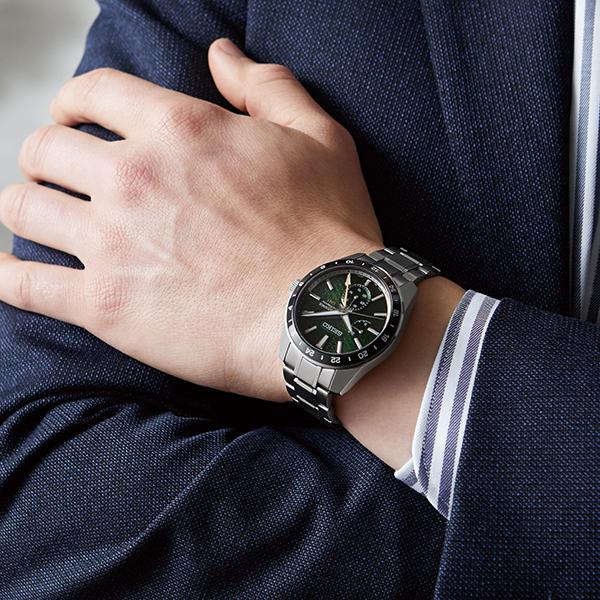 SEIKO　セイコー　プレサージュ　GMT　グリーン　SARF003　機械式 PRESAGE セイコー プレザージュ シャープエッジドシリーズ GMT