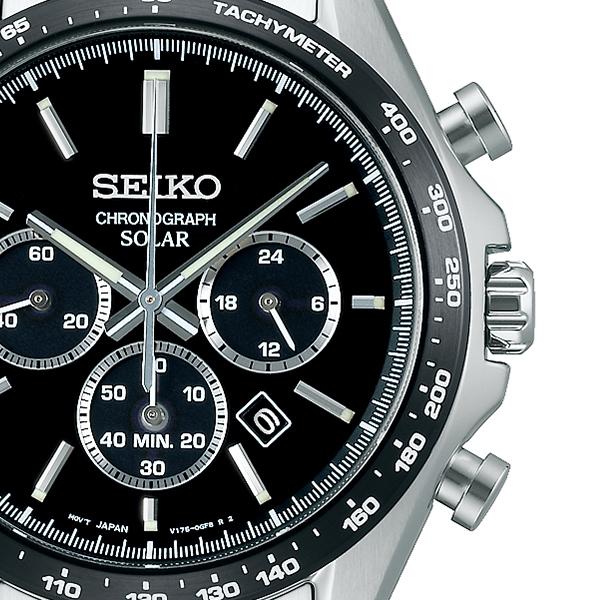 セイコー セレクション Sシリーズ SBPY167 メンズ 腕時計 ソーラー クロノグラフ ブラック | SEIKO SELECTION | 04