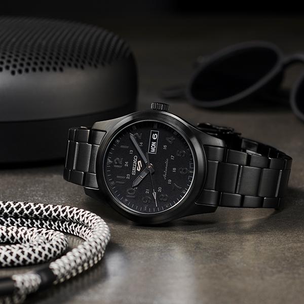 セイコー5 スポーツ STEALTH BLACK ステルスブラック SBSA165 メンズ  