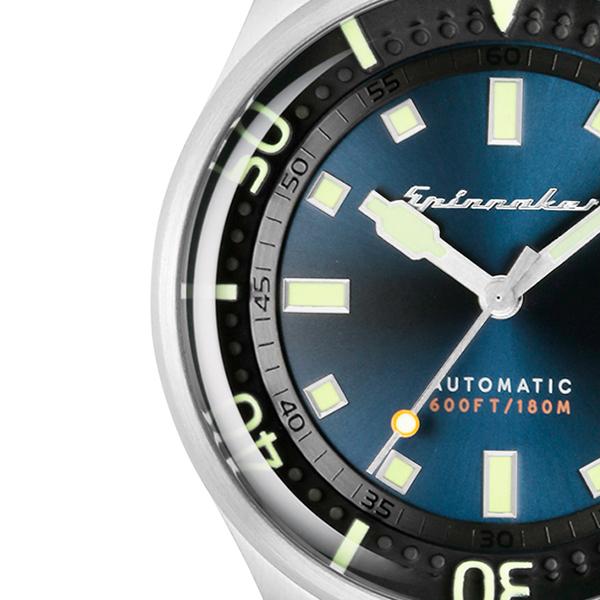 SPINNAKER スピニカー BRADNER ブラッドナー SP-5062-03 メンズ 腕時計 メカニカル 自動巻 革ベルト ブルーの画像