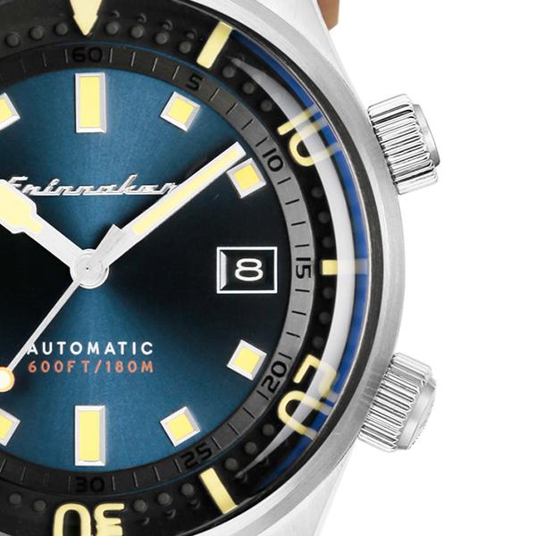SPINNAKER スピニカー BRADNER ブラッドナー SP-5062-05 メンズ 腕時計 メカニカル 自動巻 革ベルト ブルーの画像