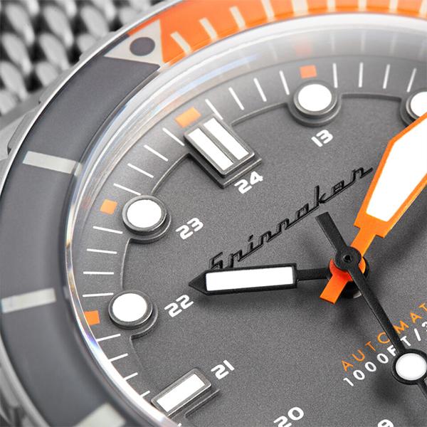 SPINNAKER スピニカー DUMAS デュマ SP508199 メンズ 腕時計 メカニカル 自動巻 30気圧防水 メッシュベルト