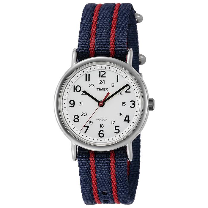 タイメックスウィークエンダー セントラルパーク T2N747 メンズ 腕時計 クオーツ ナイロン ブルー レッド | TIMEX | 01