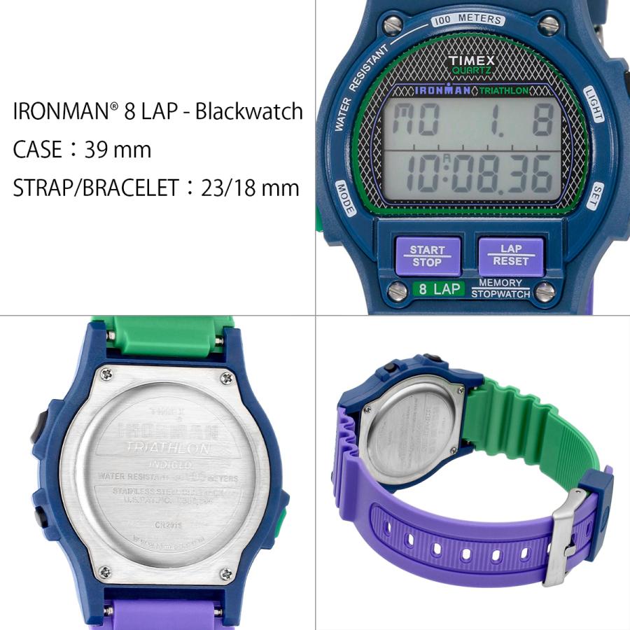 TIMEX タイメックス IRONMAN 8 LAP アイアンマン 8ラップ 復刻デザイン TW5M54 メンズ 腕時計 デジタル 電池式｜theclockhouse｜14