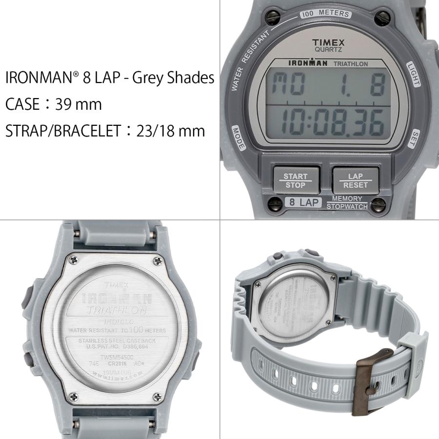 TIMEX タイメックス IRONMAN 8 LAP アイアンマン 8ラップ 復刻デザイン TW5M54 メンズ 腕時計 デジタル 電池式｜theclockhouse｜11