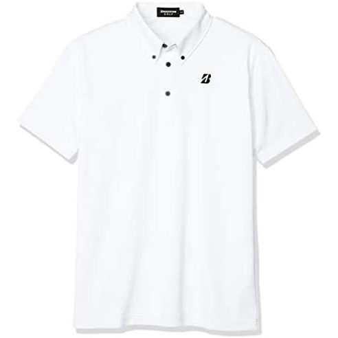 正規激安 [ブリヂストンゴルフ] シャツ TOUR B半袖ボタンダウンシャツ50G02A メンズ 50G02A ホワイト 日本 S (ホワイト S) シャツ