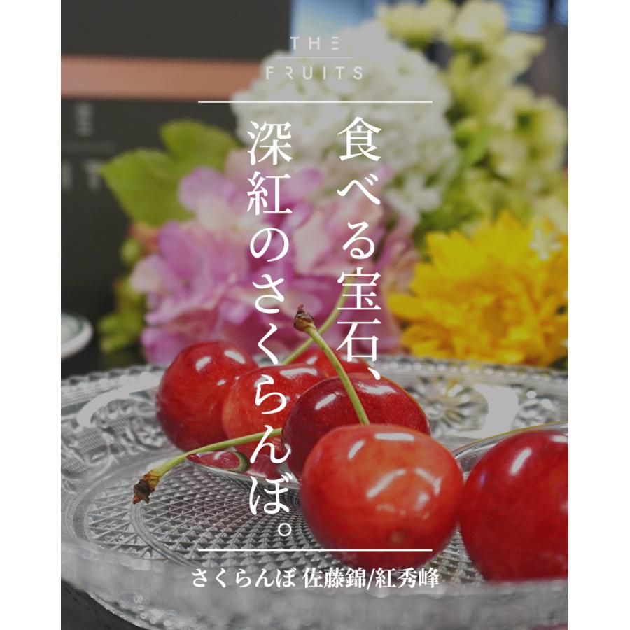 THE FRUITS さくらんぼ 300g前後 長野 山形県産 佐藤錦 紅秀峰 THE FRUITS さくらんぼ 300g前後 長野 山形県産 佐藤錦 紅秀峰