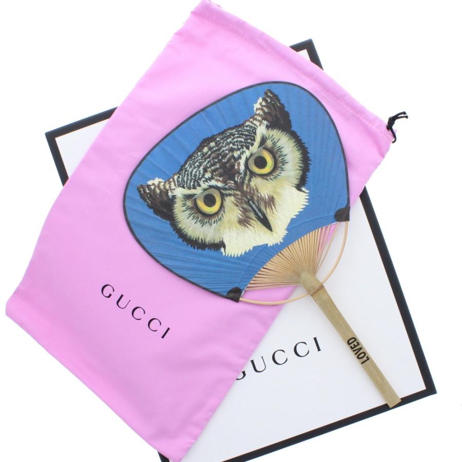 グッチ Gucci オウル グッチ プリント ペーパーファン うちわ J25o0 8031 小物 その他 中古 Nhbb The Gold ショッピング ヤフー店 通販 Yahoo ショッピング
