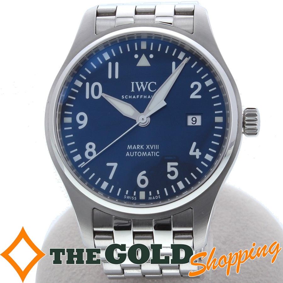 セール 登場から人気沸騰 IWC パイロットウォッチ マーク18 プティ・プランス 2017年5月 星の王子さま 特別限定モチーフ 青文字盤 ブルー IW327014 時計 腕時計 メンズ 男性用 アイダブリ, カネチュウ金物。 ae481e95