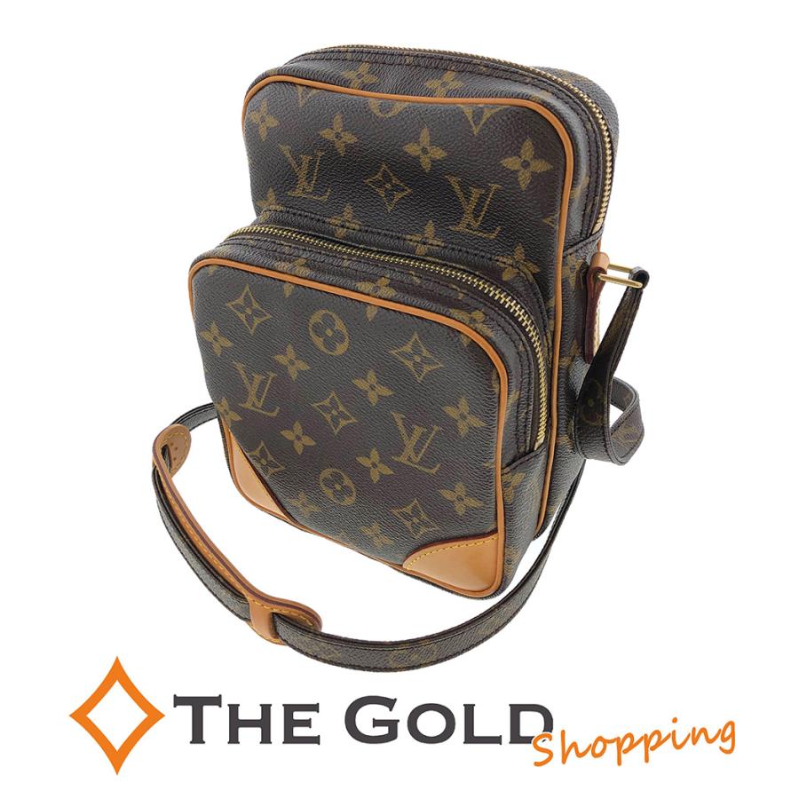 ルイヴィトン アマゾン M45236 モノグラム ブラウン 茶色 斜め掛け