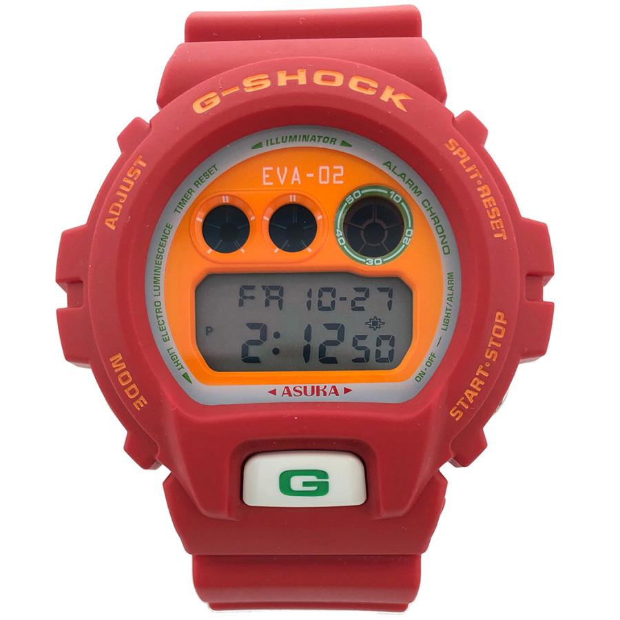 カシオ G-SHOCK ヱヴァンゲリヲン アスカモデル DW-6900FS 2.0 式波アスカ 新劇 Gショック レッド コラボ 新世紀エヴァンゲリオン エヴァ 推し活 CASIO◆中古｜thegoldshopping｜11