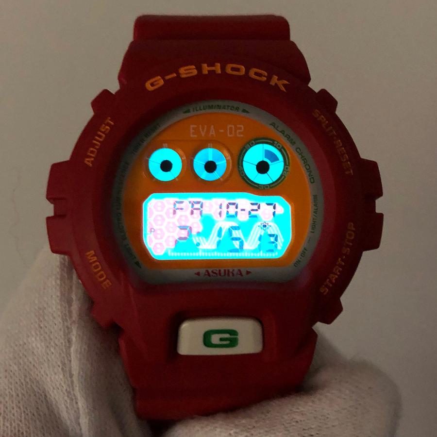 カシオ G-SHOCK ヱヴァンゲリヲン アスカモデル DW-6900FS 2.0 式波アスカ 新劇 Gショック レッド コラボ 新世紀エヴァンゲリオン エヴァ 推し活 CASIO◆中古｜thegoldshopping｜07