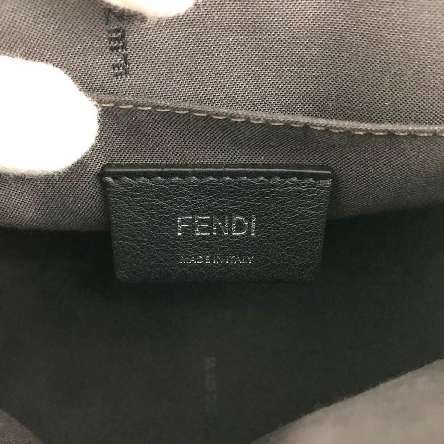 フェンディ バックトゥスクール スモール フラップ チェーン 2WAY リュック ショルダーバッグ ブラック シルバー金具 FENDI バックパック・リュック◆中古｜thegoldshopping｜08