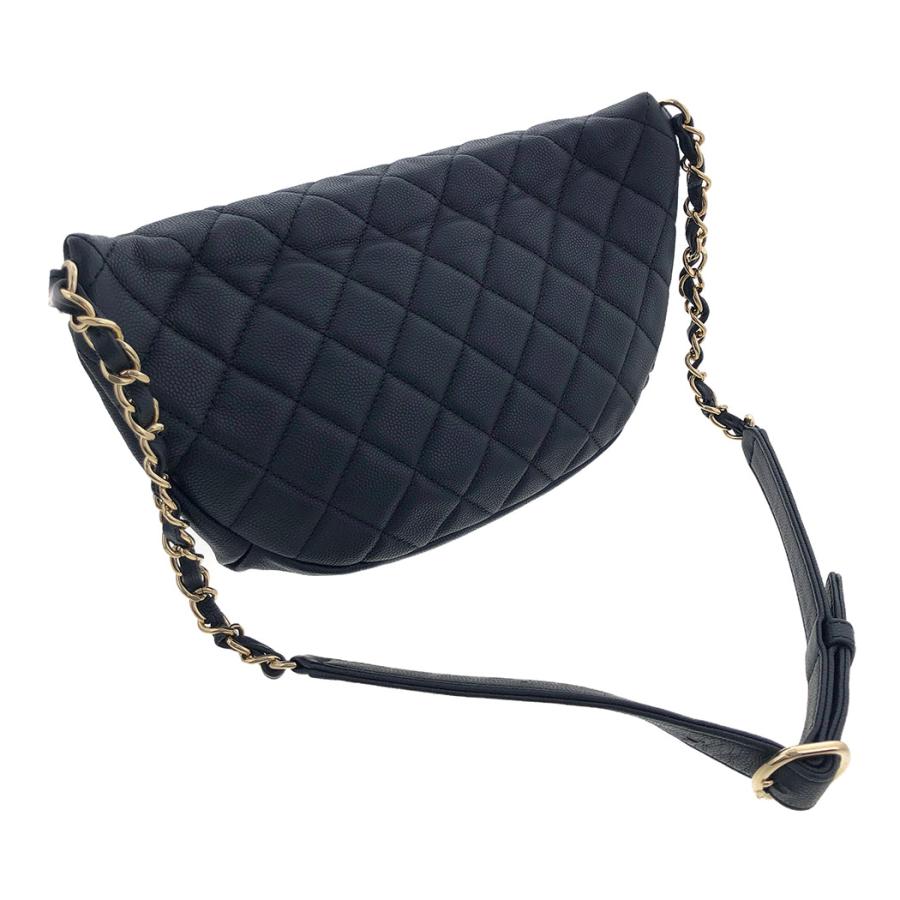 CHANEL シャネル ウエストポーチ マトラッセ キャビアスキン CHANEL シャネル ウエストポーチ マトラッセ キャビアスキン