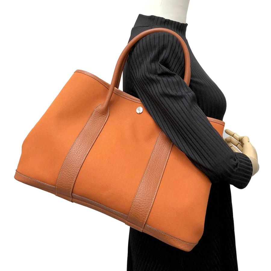 HERMES エルメス ガーデンパーティPM □J 2006年 トワルオフィシエ