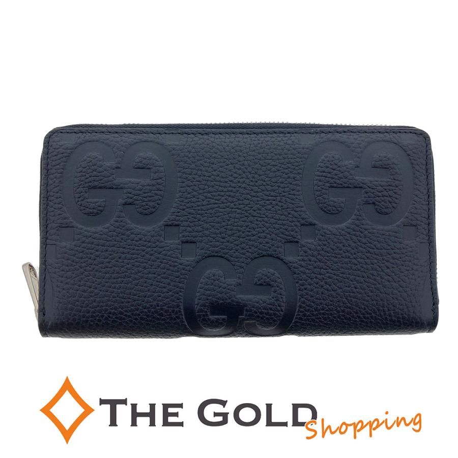 GUCCI ジャンボGG ジップウォレット ラウンドファスナー