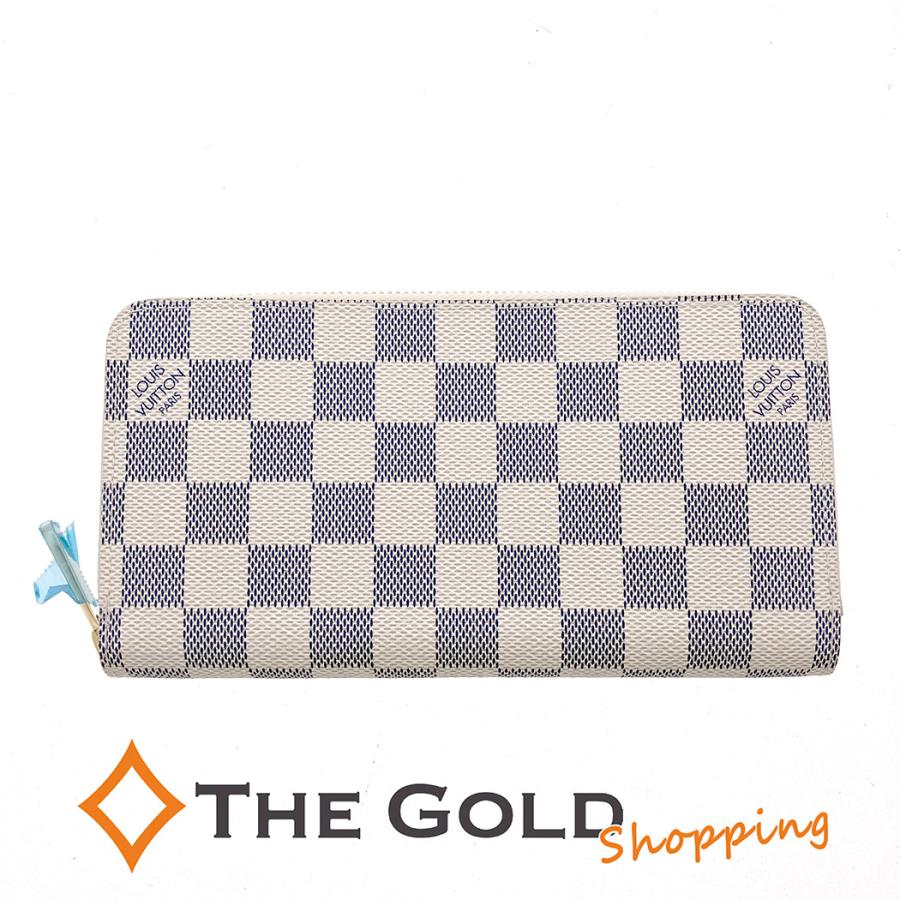 良品 ルイヴィトン 長財布 ジッピーウォレット ダミエアズール N41660 LOUIS VUITTON（ルイ・ヴィトン） ジッピーウォレット N41660 ダミエ