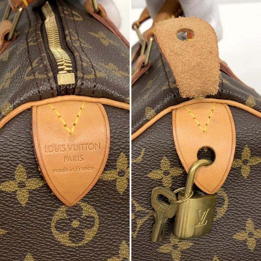 LOUIS VUITTON ハンドバッグ モノグラム スピーディ35 ブラウン LOUIS VUITTON ハンドバッグ モノグラム スピーディ35 ブラウン