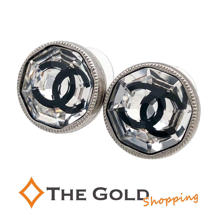 CHANEL（シャネル） ラウンドクリスタル ピアス A18B ココマーク