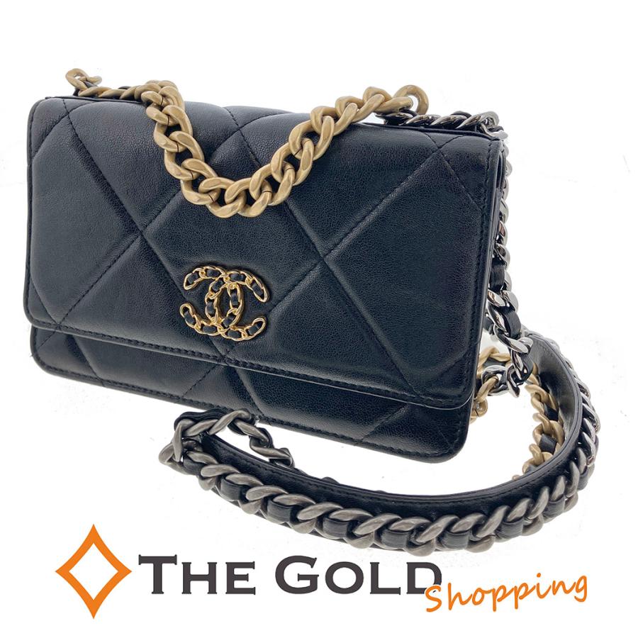 CHANEL（シャネル） シャネル19 チェーンウォレット AP0957 ラムスキン 