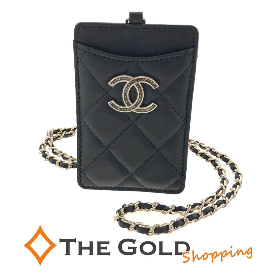 CHANEL　チェーンカードケース CHANEL シャネル チェーン付き カードケース トランプデザイン (CHANEL