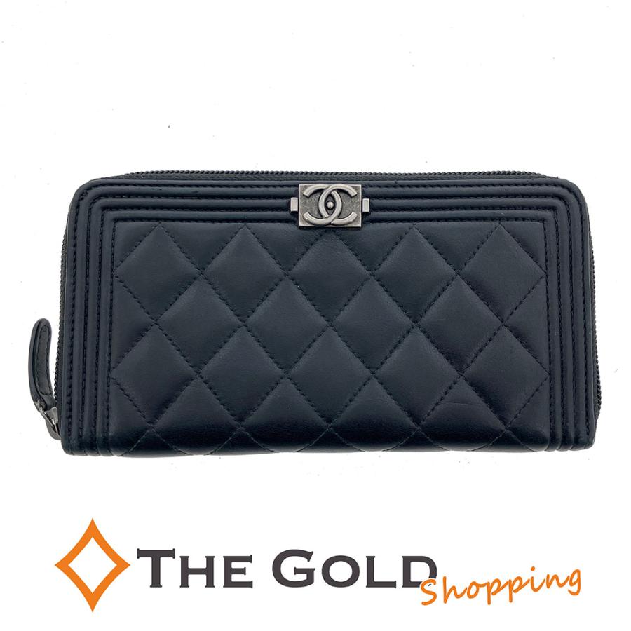 シャネル CHANEL 長財布 ボーイシャネル ラウンドジップ CHANEL（シャネル） ボーイシャネル ラウンドジップウォレット