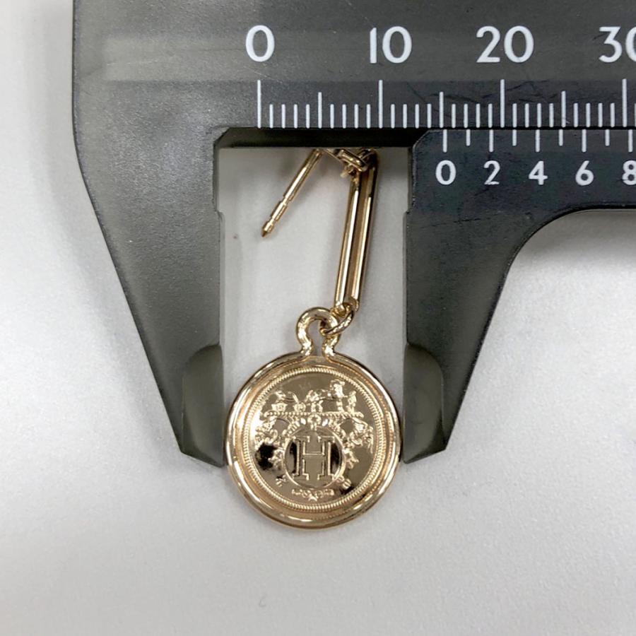 HERMES（エルメス） エクスリブリス ピアス 750 PG ピンクゴールド 