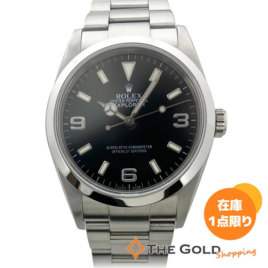 ROLEX（ロレックス） エクスプローラーI 114270 D番 36mm 黒文字盤
