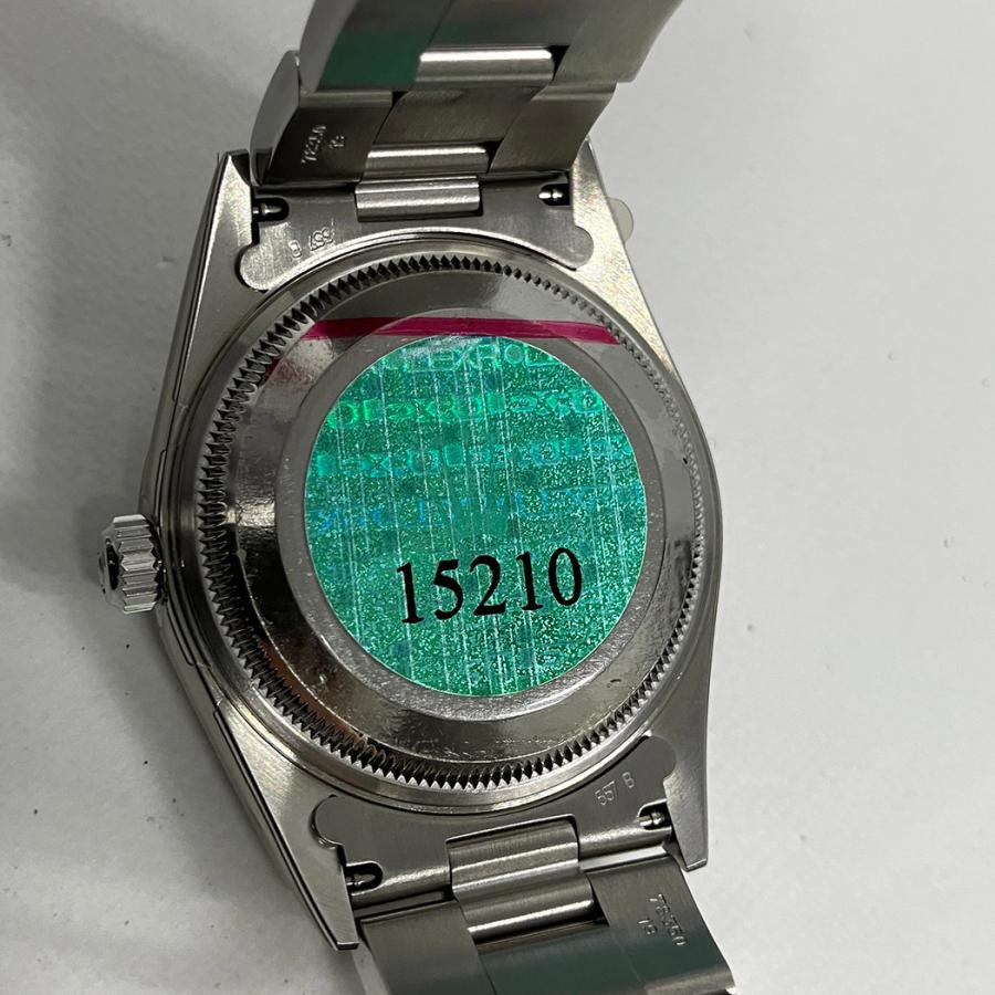 ロレックス オイスター パーペチュアル デイト  メンズ腕時計 ROLEX（ロレックス） オイスターパーペチュアルデイト 15210 Y番 並行