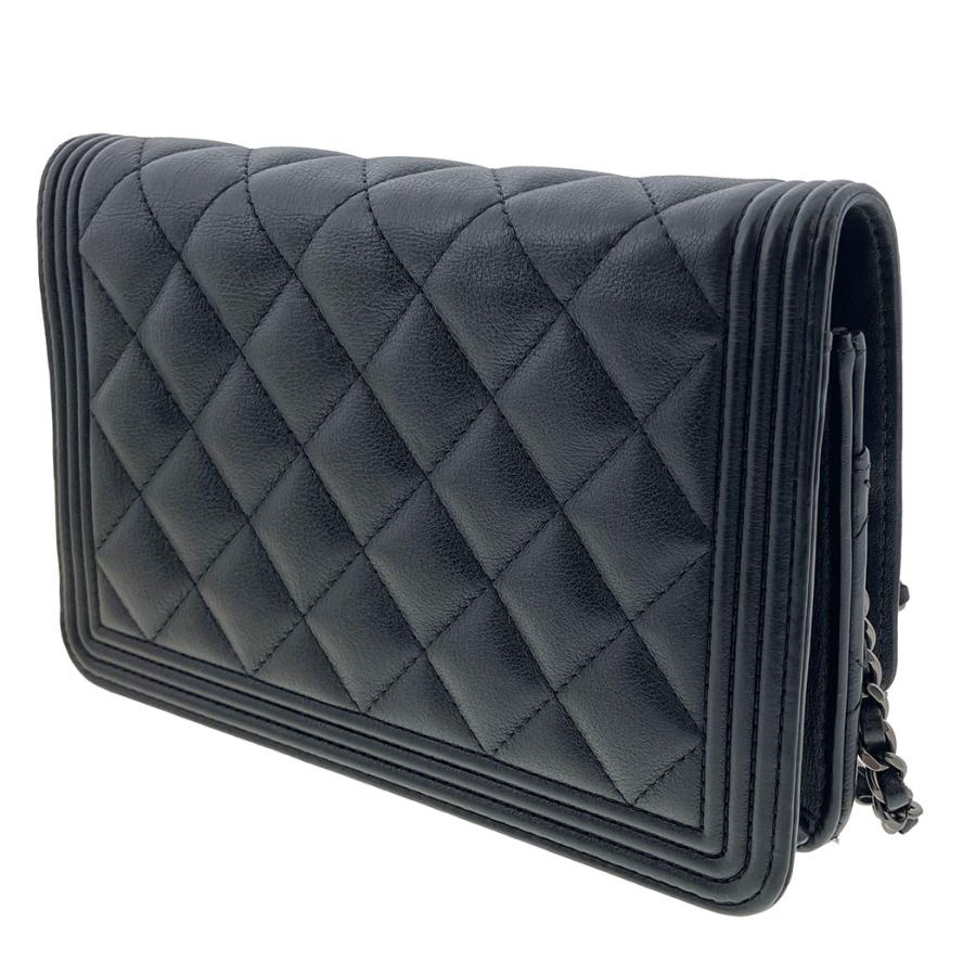 CHANEL（シャネル） ボーイシャネル チェーンウォレット レザー