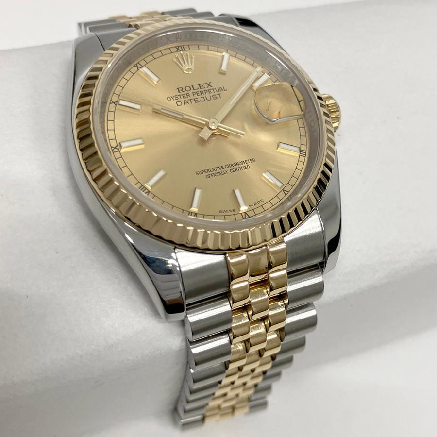ROLEX（ロレックス） デイトジャスト 116233 OH済 36mm YG SS コンビ