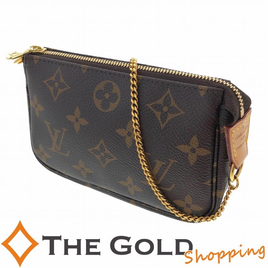 ルイヴィトン ミニ ポシェット アクセソワール モノグラム M Louis Vuitton ミニバッグ ポーチ 中古 Tnk 150 The Gold ショッピング ヤフー店 通販 Yahoo ショッピング