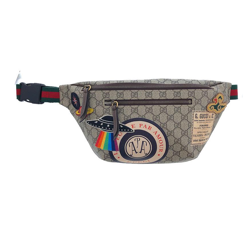 グッチ Ggスプリーム ボディバッグ クーリエ ワッペン ウエスト ベルト バッグ Ufo Gucci レインボー 宇宙 中古 Tnk The Gold ショッピング ヤフー店 通販 Yahoo ショッピング