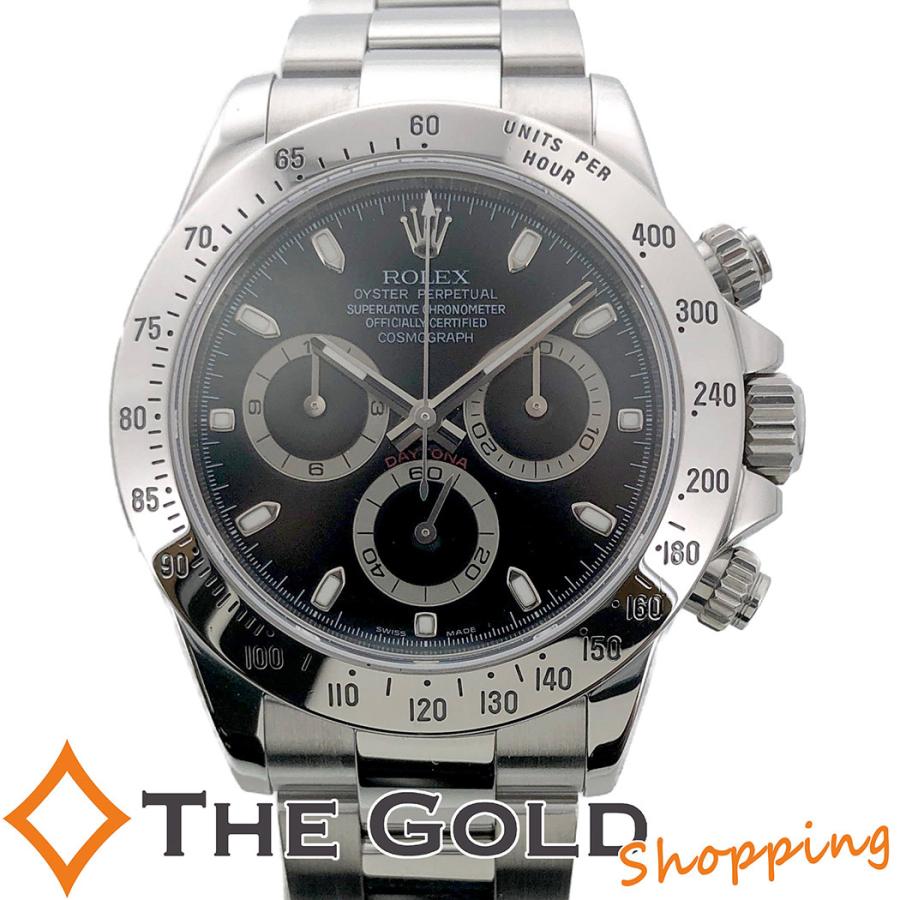 ロレックス デイトナ 1165 M番 Oh済 黒文字盤 Rolex Daytona スポーツ 腕時計 メンズ 男性用 中古 Tnk The Gold ショッピング ヤフー店 通販 Yahoo ショッピング