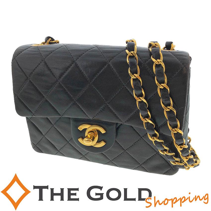 受注発注 シャネル Chanel マトラッセ ハンドバッグ ラムスキン レザー ダークブルー ブラック 2way コンビ金具 時間指定不可 Www Pccompanyindia In