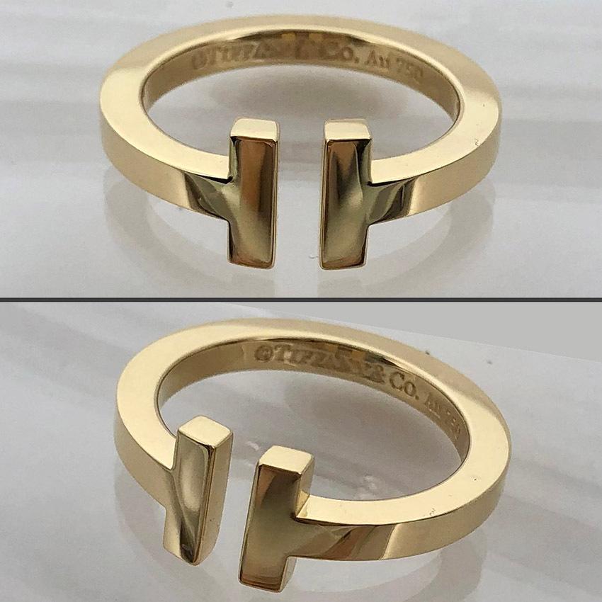 ティファニー Tスクエア リング 14号 イエローゴールド Yg K18 メンズ レディース Tiffany Co ジュエリー アクセサリー 指輪 中古 Tnk The Gold ショッピング ヤフー店 通販 Yahoo ショッピング