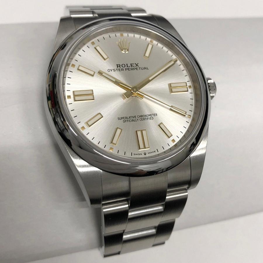ROLEX オイスターパーペチュアル 124300 2021年 新ギャラ シルバー文字盤 サンレイ ロレックス 腕時計 メンズ ウォッチ男性用【中古】 :tnk-16762:THE GOLD ショッピング ヤフー店 通販 ROLEX ロレックス 2010年頃製造 オーバーホール済 新品仕上済 シルバー オイスターパーペチュアル・シルバー メンズ G番 116000 G32********** ROLEX Aランク 93
