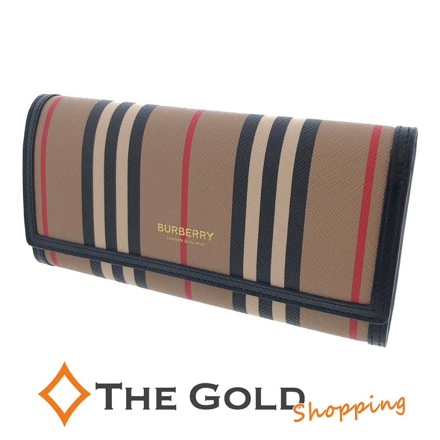 バーバリー コンチネンタル ウォレット 80304471 アイコンストライプ