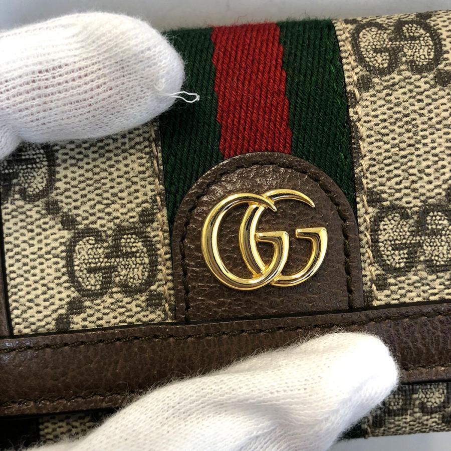 グッチ オフィディア 三つ折財布 644334 GUCCI 折財布 中古｜thegoldshopping｜09