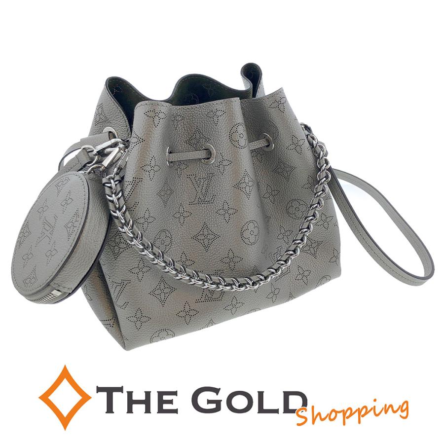 LOUIS VUITTON モノグラムマヒナ ベラ メタリックグレー M21008 