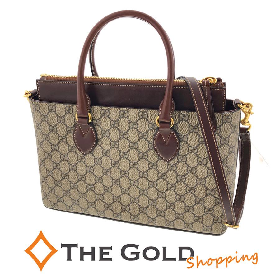 GUCCI スモールトートバッグ 409534 GGスプリーム 2WAY ハンド トート 
