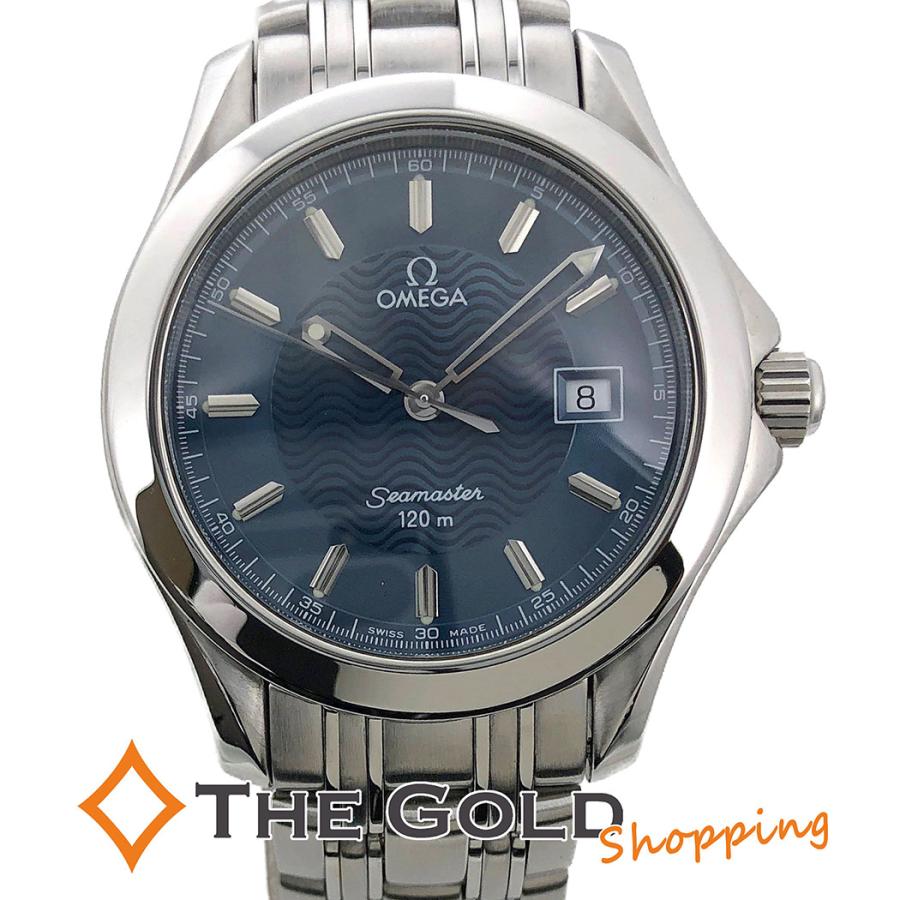 OMEGA シーマスター 120m 2511.81 電池交換済 仕上げ済 クォーツ 青 