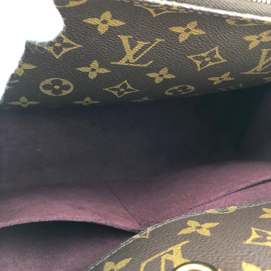 LOUIS VUITTON モンテーニュMM M41056 2WAY モノグラム キャンバス 肩掛け ショルダーバッグ ブラウン ルイヴィトン ハンドバッグ◆中古｜thegoldshopping｜09