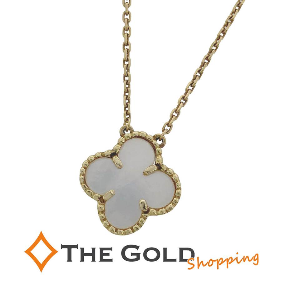 Van Cleef＆Arpels アルハンブラネックレス 750 YG イエローゴールド 