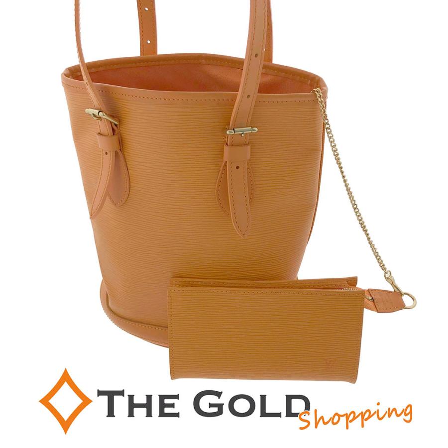 LOUIS VUITTON プチバケット M5899H エピ マンダリン トートバッグ  